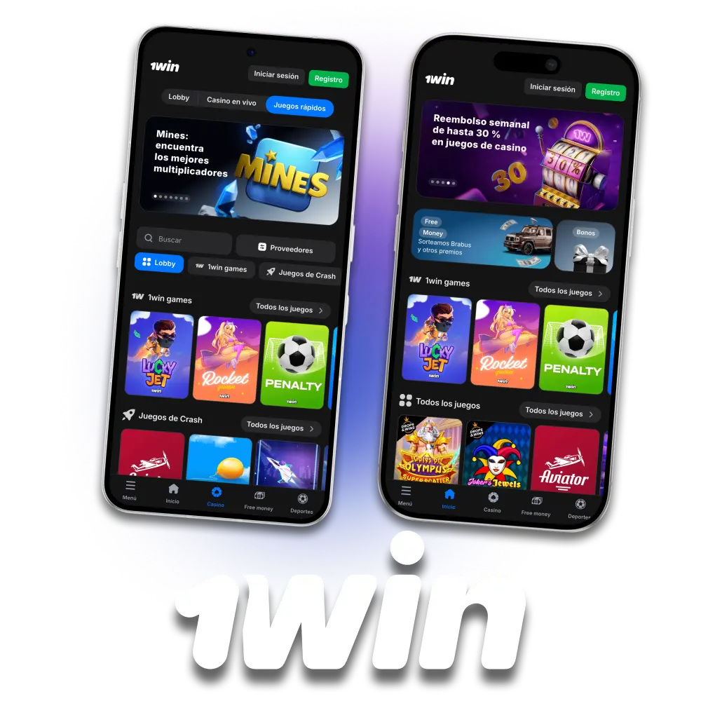 Descarga gratis la aplicación oficial de 1Win para Android e iOS.