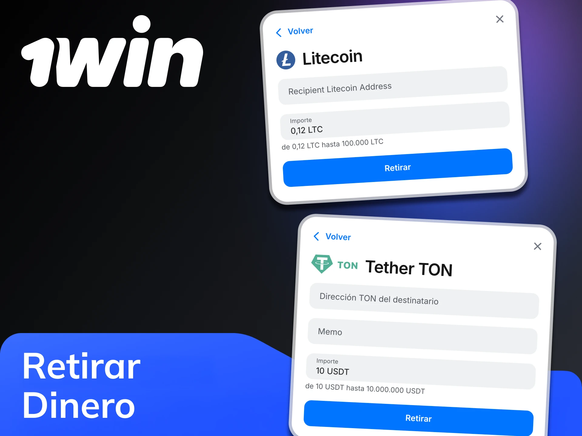 Retira tus fondos de forma fácil y segura con la aplicación 1Win.