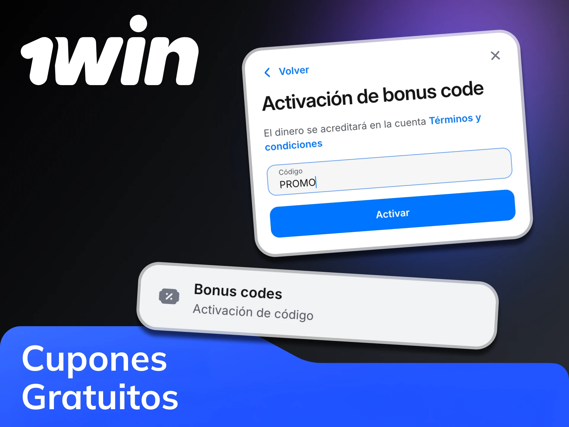 Encuentra códigos promocionales en las comunidades sociales oficiales de 1win.