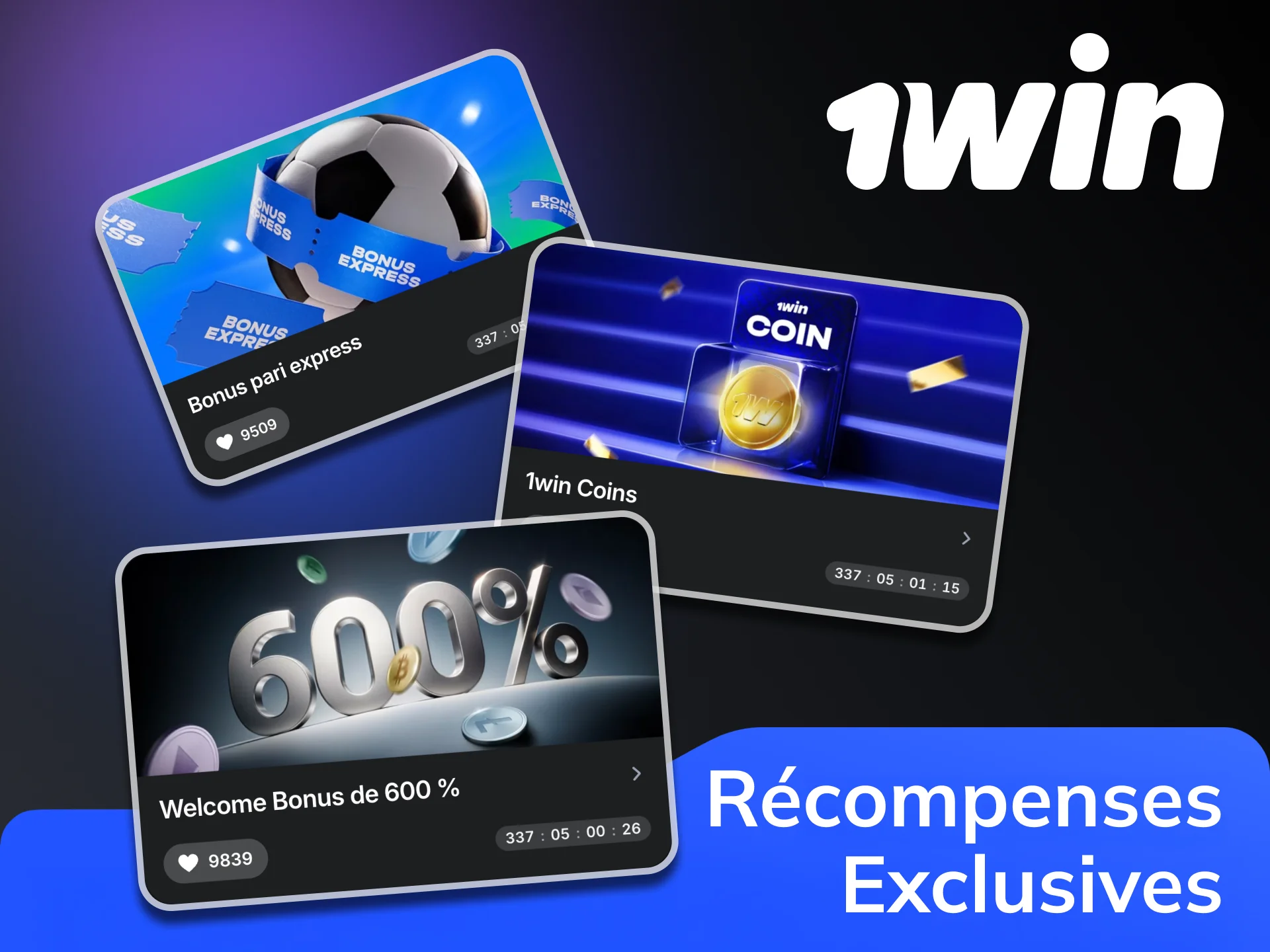 Inscrivez-vous sur 1win et accédez au programme de bonus.