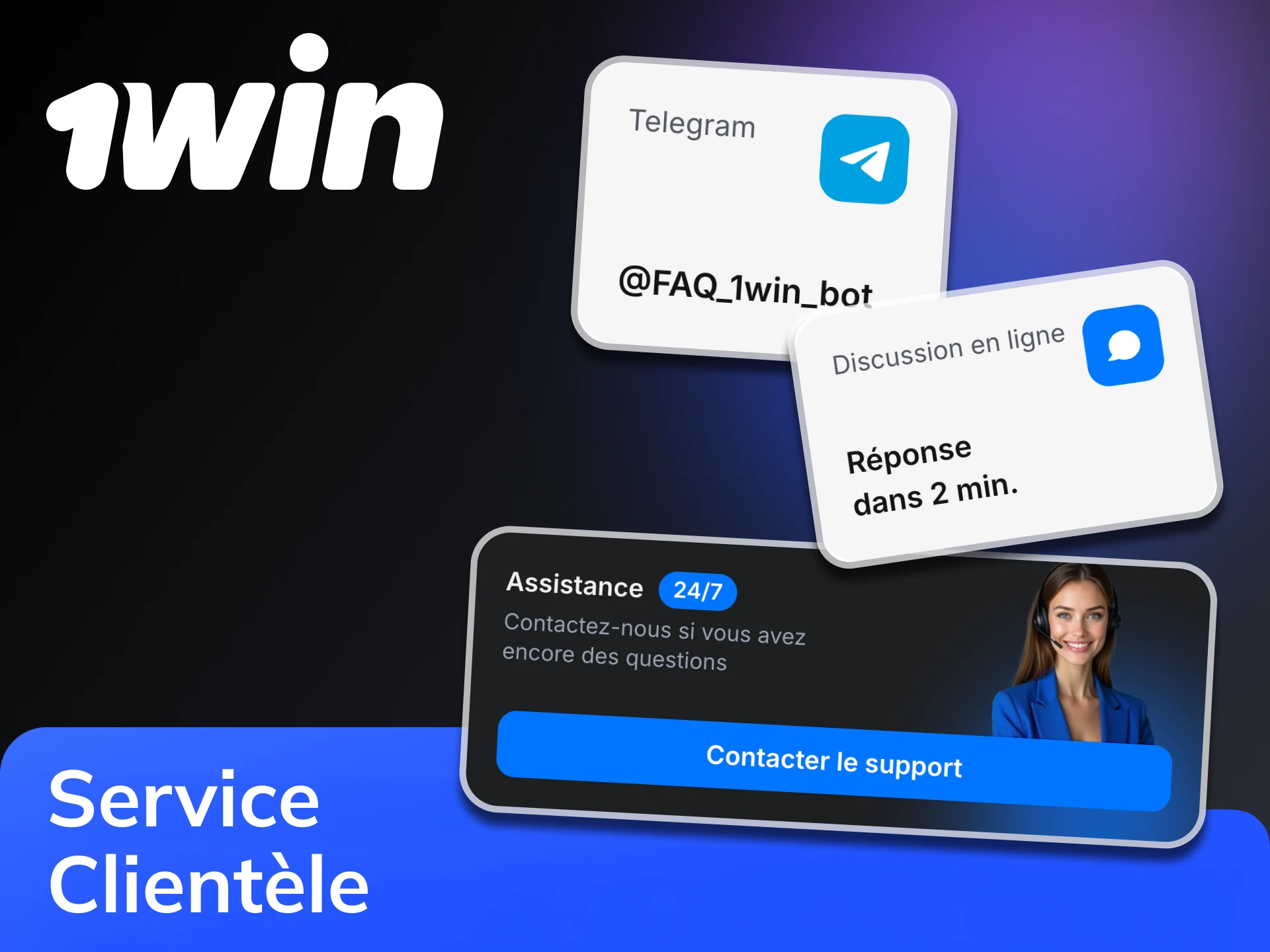 Contactez le service clientèle de 1Win pour résoudre vos problèmes liés aux paris.