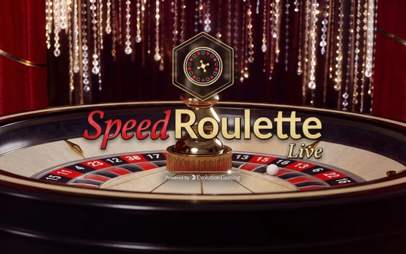 Empieza a jugar al clásico juego Speed Roulette en el casino en vivo 1win.